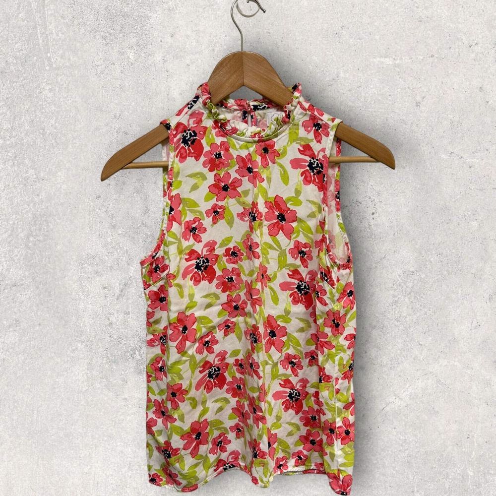 Mudpie Women's Floral‎ Sleeveless Tank Top Multicolor Size Small